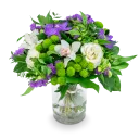 Bouquet of purple flowers